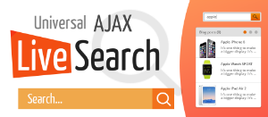Universal Ajax Live Search Offlajn