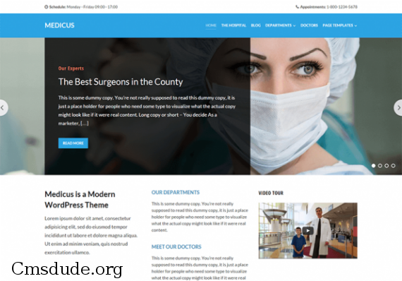 WpZoom Medicus - WordPress Responsive Theme Download Free