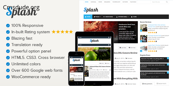 [MyThemeShop] Splash - Download WordPress Theme Free