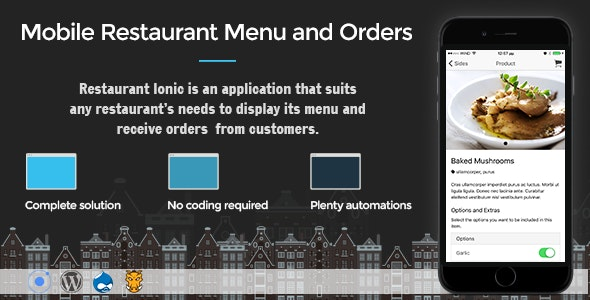 Restaurant Ionic - Download Full Application