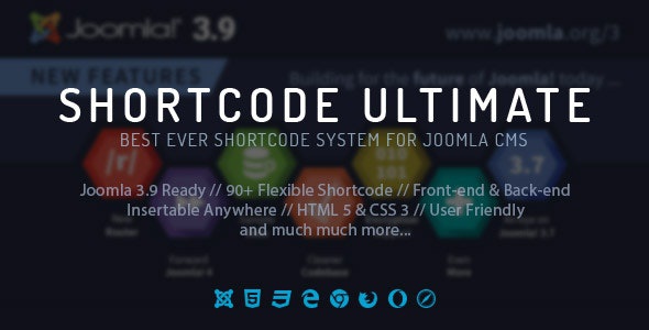 Shortcode Ultimate Plugin for Joomla Download