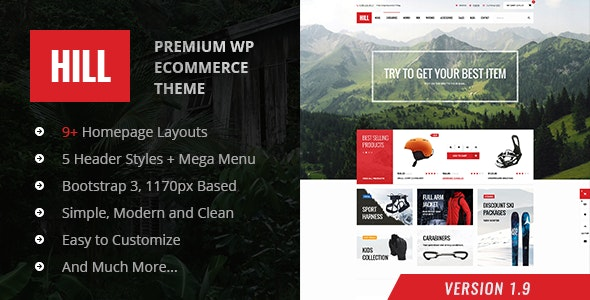 ThemeForest HILL - Download Premium Responsive WooCommerce Theme