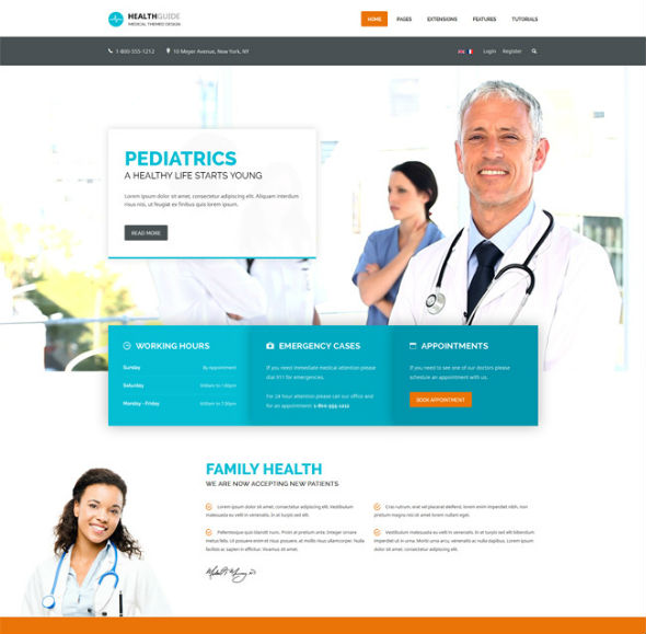 Shape5 Health Guide - Download Hospital Joomla Template
