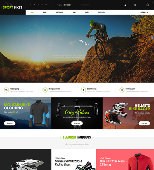 SW Sportbikes - Download Responsive WooCommerce WordPress Theme