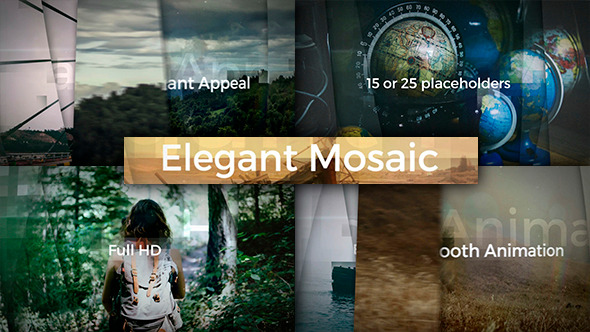 Elegant Mosaic Opener - Download Videohive 12761792