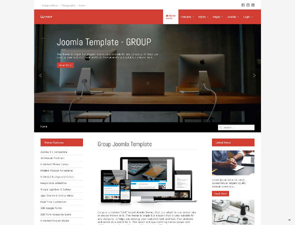 JoomlaPlates Group - Download Business Joomla Template
