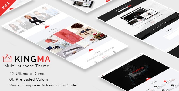 ThemeForest KingMa - Download Creative Business Onepage & MultiPage Theme