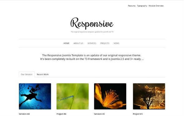 JoomlaBamboo Responsive - Download Responsive Joomla Template