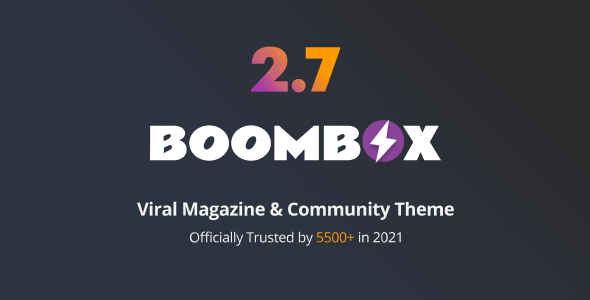 ThemeForest BoomBox - Download Viral & Buzz WordPress Theme