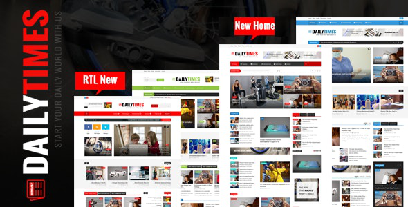 ThemeForest DailyTimes - Download News and Magazine Joomla Template