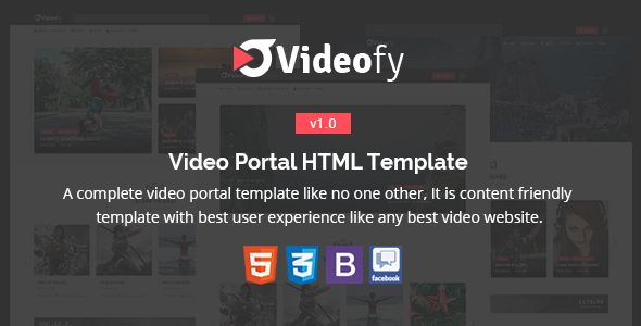 ThemeForest Videofy - Download Video Portal HTML Template