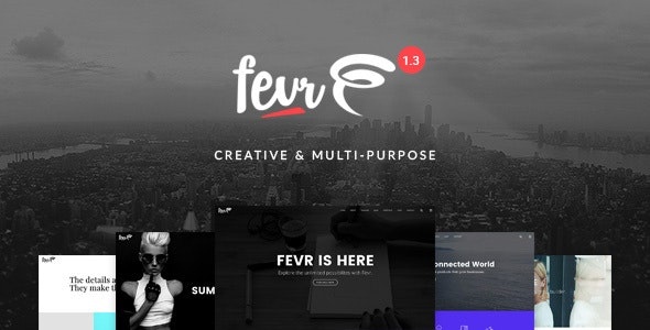 ThemeForest Fevr - Download Creative MultiPurpose Theme