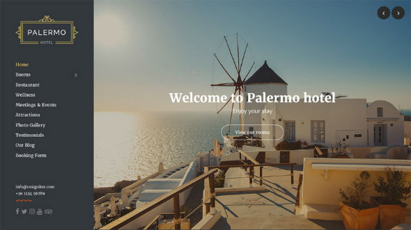 CssIgniter Palermo - Download Hotel / Resort WordPress Theme