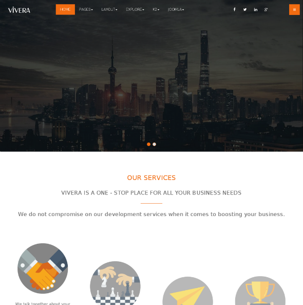 Minitek Vivera - Download Business Responsive Joomla Template