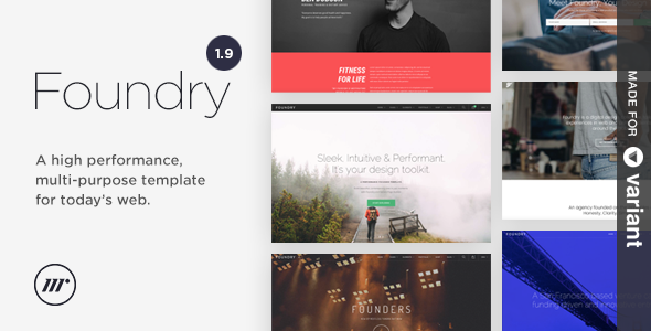 ThemeForest Foundry - Download Multipurpose HTML + Variant Page Builder