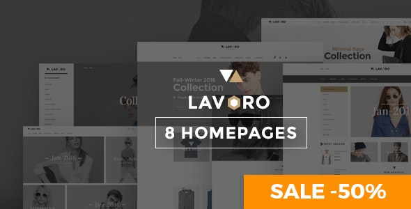 ThemeForest Lavoro - Download Fashion Shop WooCommerce Theme