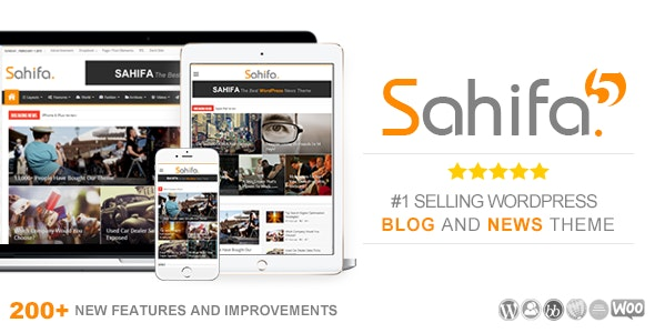 ThemeForest Sahifa - Download Responsive WordPress News / Magazine / Newspaper Theme