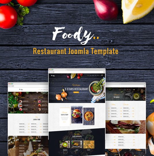 ZT Foody - Download Responsive Restaurant Joomla Template