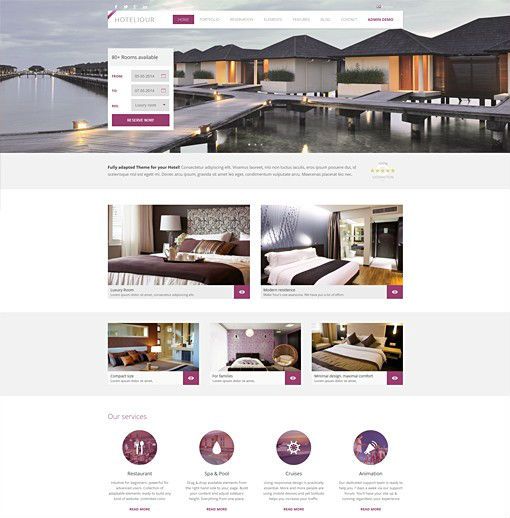 AitThemes Hoteliour - Download Responsive Hotel WordPress Theme