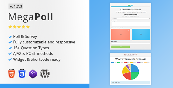 CodeCanyon MegaPoll - Download WordPress Poll and Survey Builder Plugin