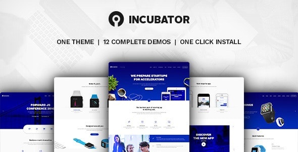 ThemeForest Incubator - Download WordPress Startup Business Theme