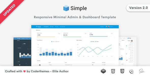 ThemeForest SimpleAdmin - Download Responsive Admin HTML Template
