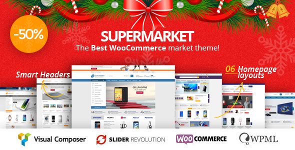 ThemeForest SuperMarket - Download Multipurpose WooCommerce WordPress Theme