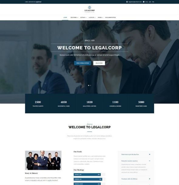 YouJoomla LegalCorp - Download Attorney Law Firm Joomla Template