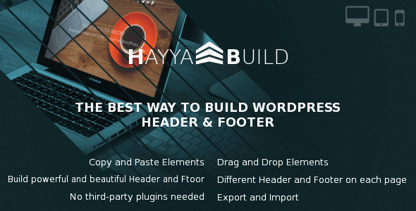 CodeCanyon HayyaBuild - Download WordPress Header and Footer Builder