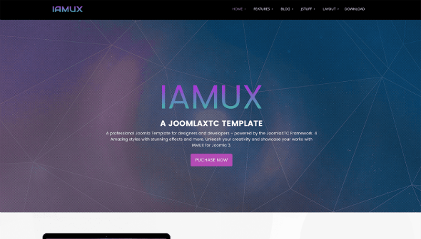 JoomlaXTC IAMUX - Download Responsive MultiPurpose Joomla Template