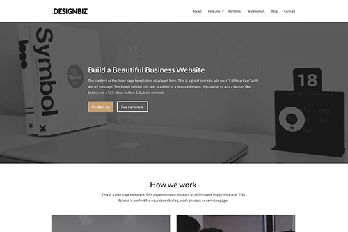 Theme-Junkie Designbiz - Download Business Portfolio WordPress Responsive Theme