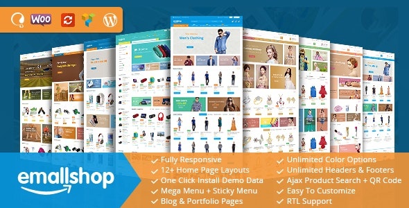ThemeForest EmallShop - Download Responsive Multipurpose WooCommerce Theme