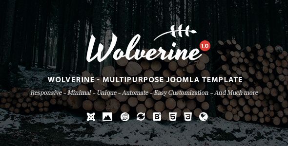 ThemeForest Wolverine - Download Responsive Multipurpose Joomla Template