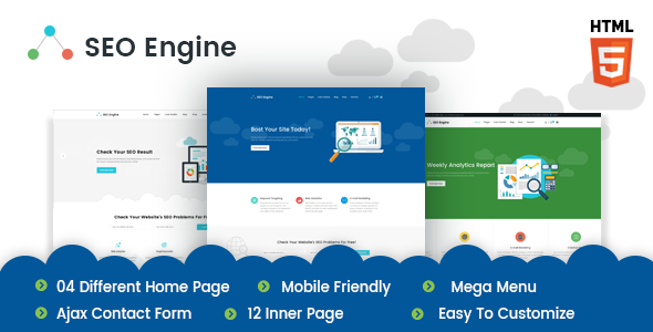 ThemeForest SEOEngine - Download SEO, Digital Marketing Agency HTML Template