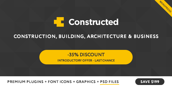 ThemeForest Constructed - Download Construction WordPress Theme