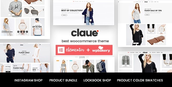 ThemeForest Claue - Download Clean, Minimal WooCommerce WordPress Theme