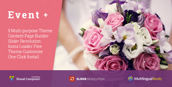 ThemeForest Event+ - Download Wedding, Event, Wedding Agency WordPress Theme