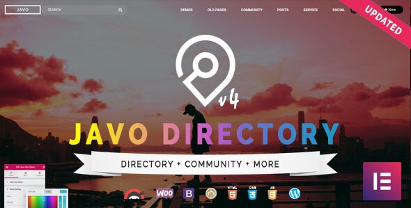 ThemeForest Javo - Download Directory WordPress Theme