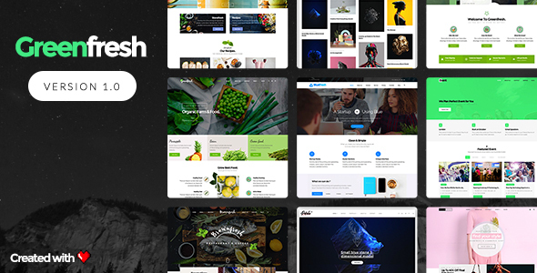 ThemeForest GreenFresh - Download Creative Multiuse WordPress Theme