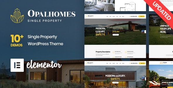 ThemeForest Opalhomes - Download Single Property WordPress Theme