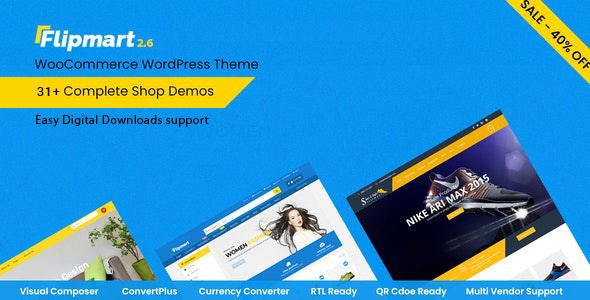 ThemeForest Flipmart - Download Responsive eCommerce WordPress Theme