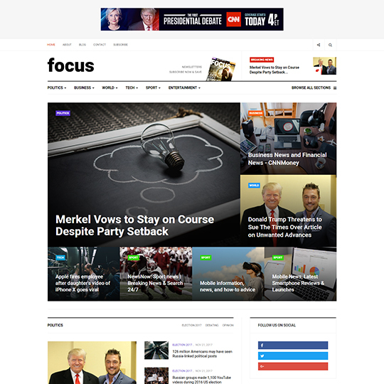 JA Focus - Download Responsive News and Magazine Joomla Template