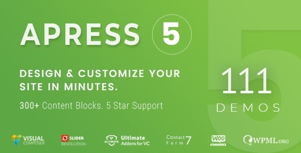 ThemeForest Apress - Download Responsive Multi-Purpose WordPress Theme
