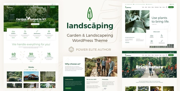 ThemeForest Landscaping - Download Garden Landscaper WordPress Theme