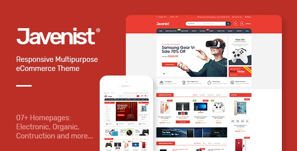 ThemeForest Javenist - Download Multipurpose eCommerce WordPress Theme