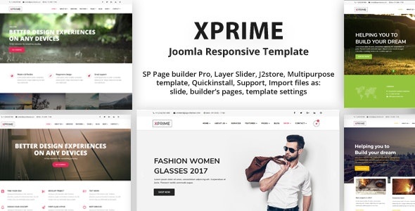 ThemeForest XPRIME - Download Responsive Multipurpose Joomla Template