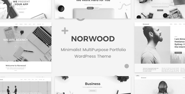 ThemeForest Norwood - Download Minimalist MultiPurpose Portfolio WordPress Theme