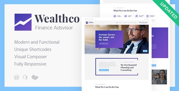 ThemeForest WealthCo - Download Business & Financial Consulting WordPress Theme