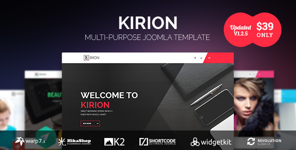 ThemeForest Kirion - Download Multipurpose Joomla Template