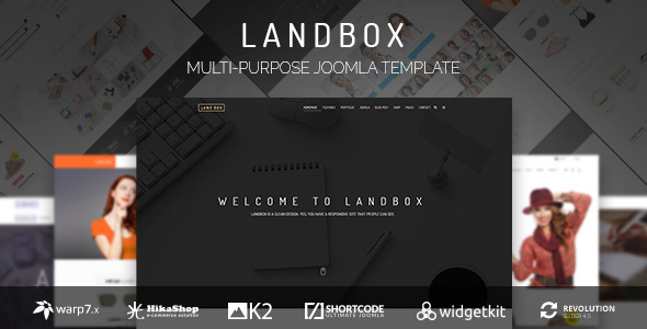 ThemeForest Landbox - Download Multipurpose Joomla Template